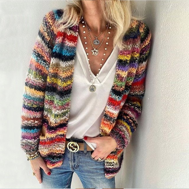 KATHERA™|CARDIGAN MULTICOLORE